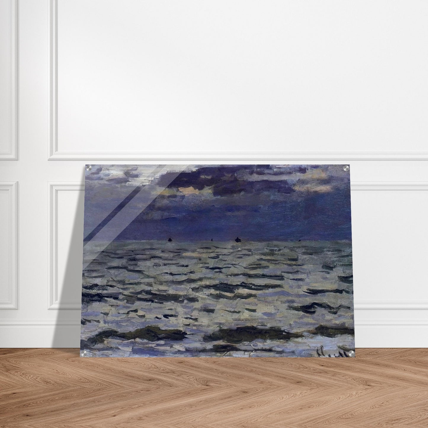 Seascape - claude monet Acrylic Print - 70x100 cm / 28x40″ inches