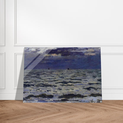 Seascape - claude monet Acrylic Print - 70x100 cm / 28x40″ inches