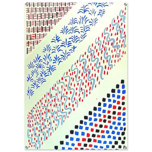 COMPOSITION 27 - Sonia Delaunay Acrylic Print - 70x100 cm / 28x40″ inches