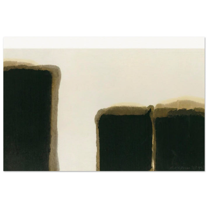 Burnt Umber  Ultramarine I - 1981 - Yun Hyong-keun Art Prints - 100x150 cm / 40x60″ inches | Yun Hyong-keun Poster | Yun Hyong-keun Prints