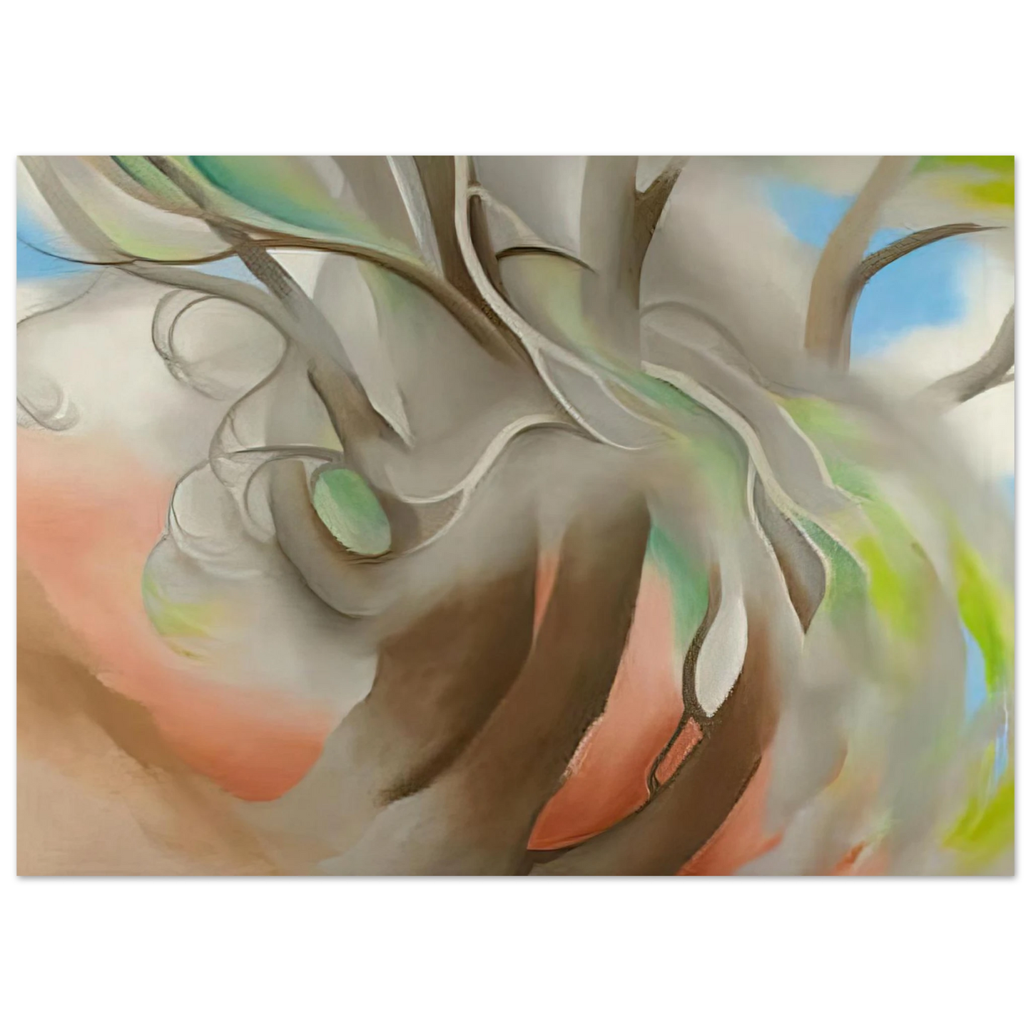 Georgia O'Keeffe - Spring Tree No. II Fine Art Poster - 75x100 cm / 30x40 inches