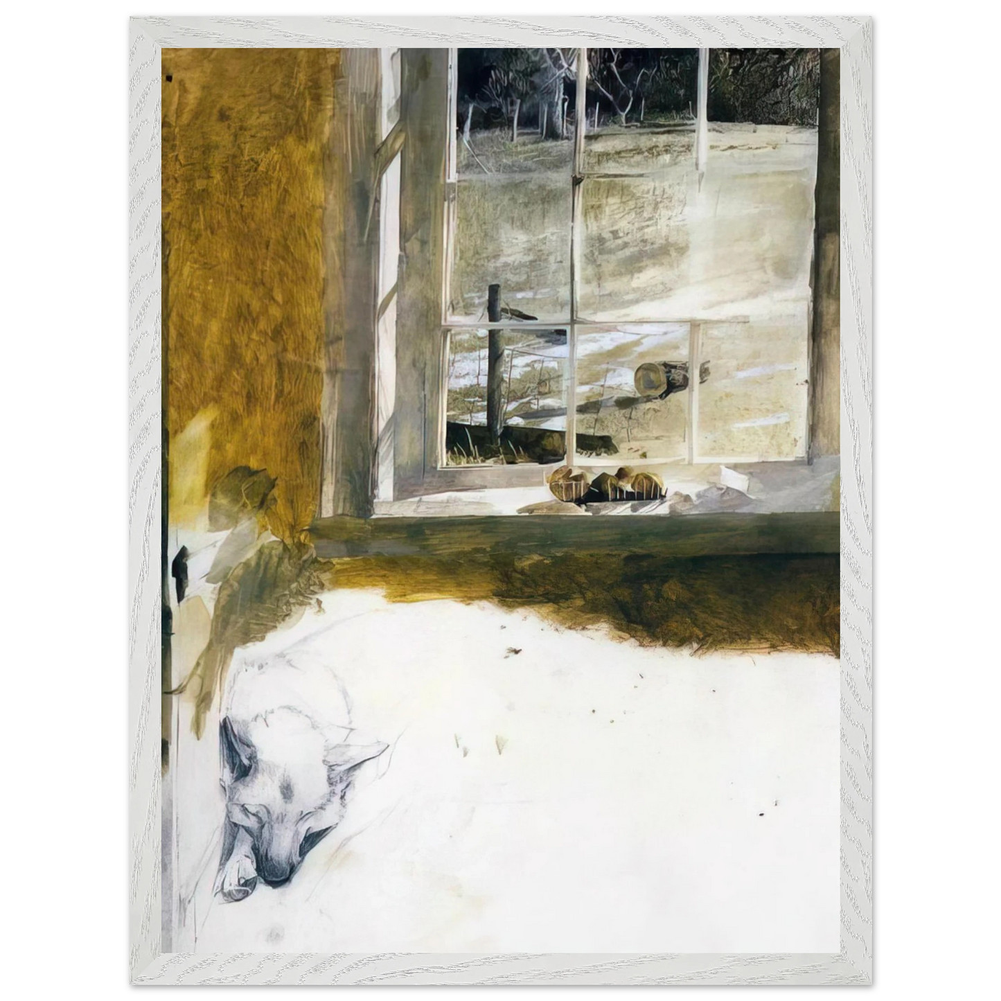 Andrew Wyeth - GROUNDHOG DAY 3 Wall Art - 30x40 cm / 12x16 inches - Fine Art Poster - -