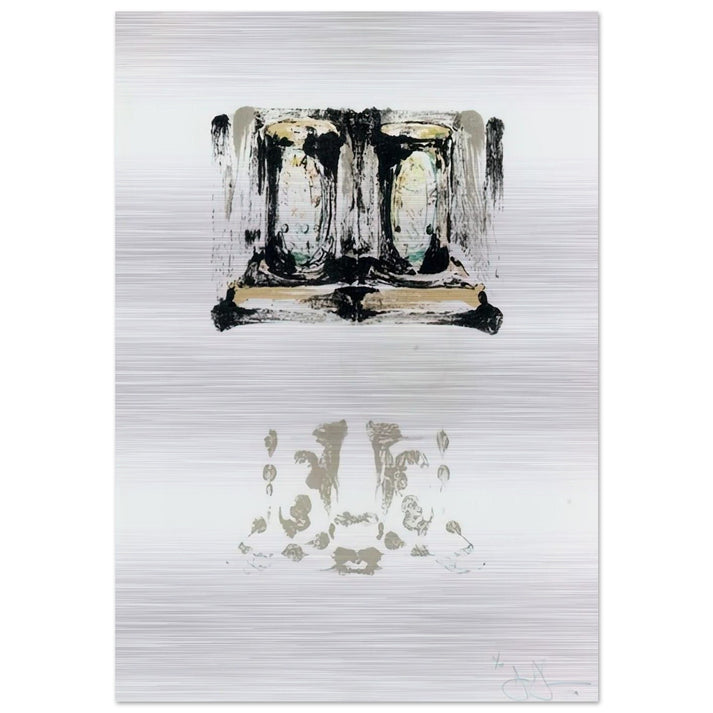 ALE CANS ULAE 152 - Jasper Johns Brushed Aluminum Print - 70x100 cm / 28x40 inches | Jasper Johns Aluminum Print | Jasper Johns Prints