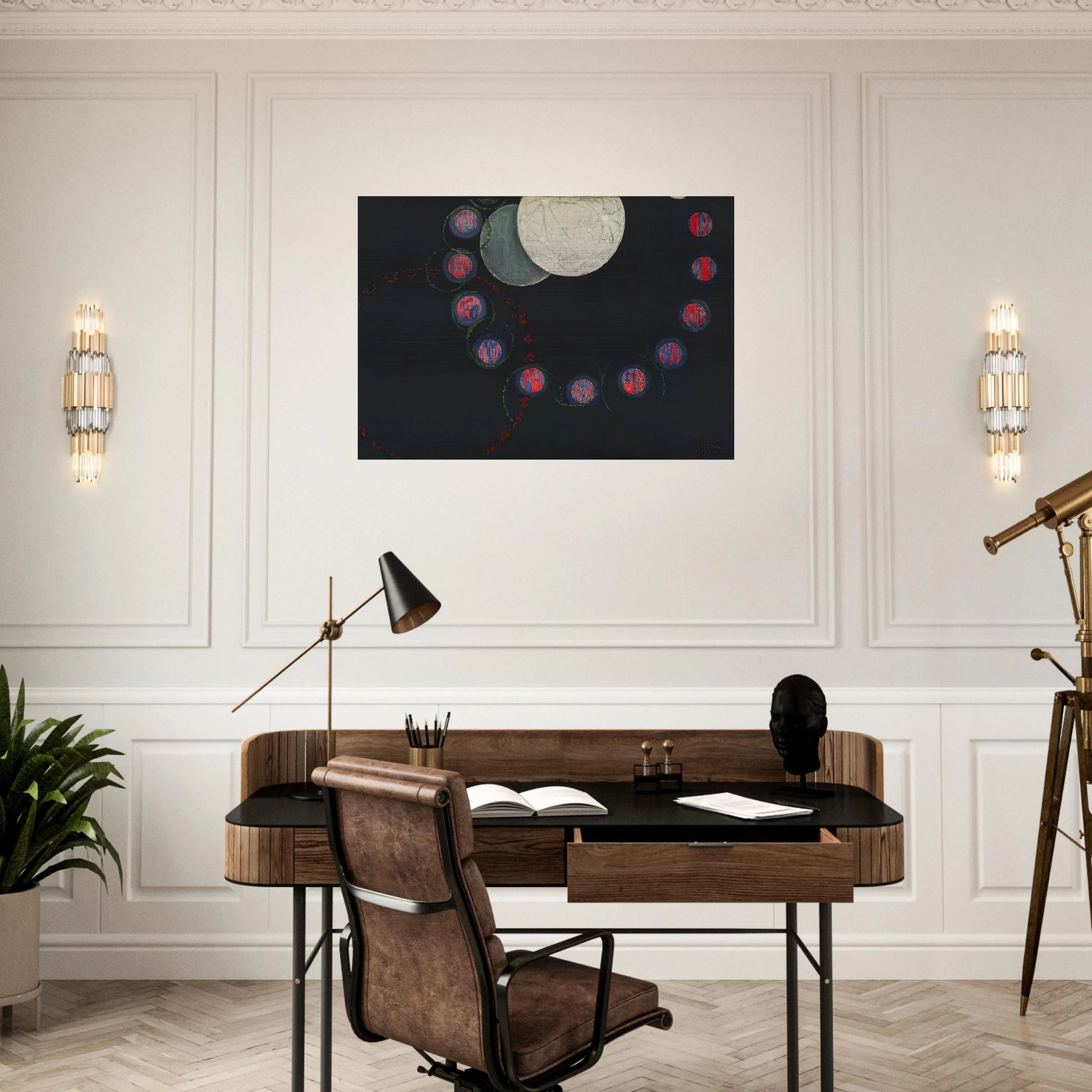 The First Step - Frantisek Kupka Brushed Aluminum Print - 70x100 cm / 28x40 inches | Frantisek Kupka Aluminum Print | Frantisek Kupka Prints