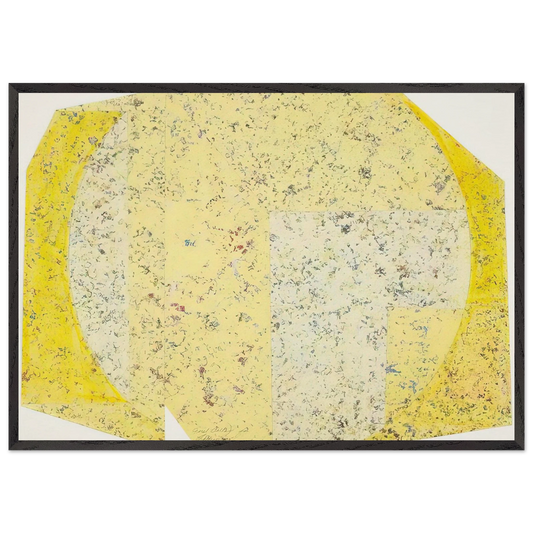 Lattice - Sam Gilliam Framed Art Print – Black Wooden Frame - Default Title - -Framed Art Print