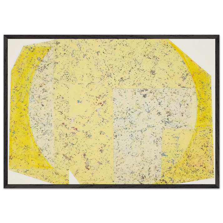 Lattice - Sam Gilliam 70x100 cm / 28x40 inches Framed Art Print – Black Wooden Frame
