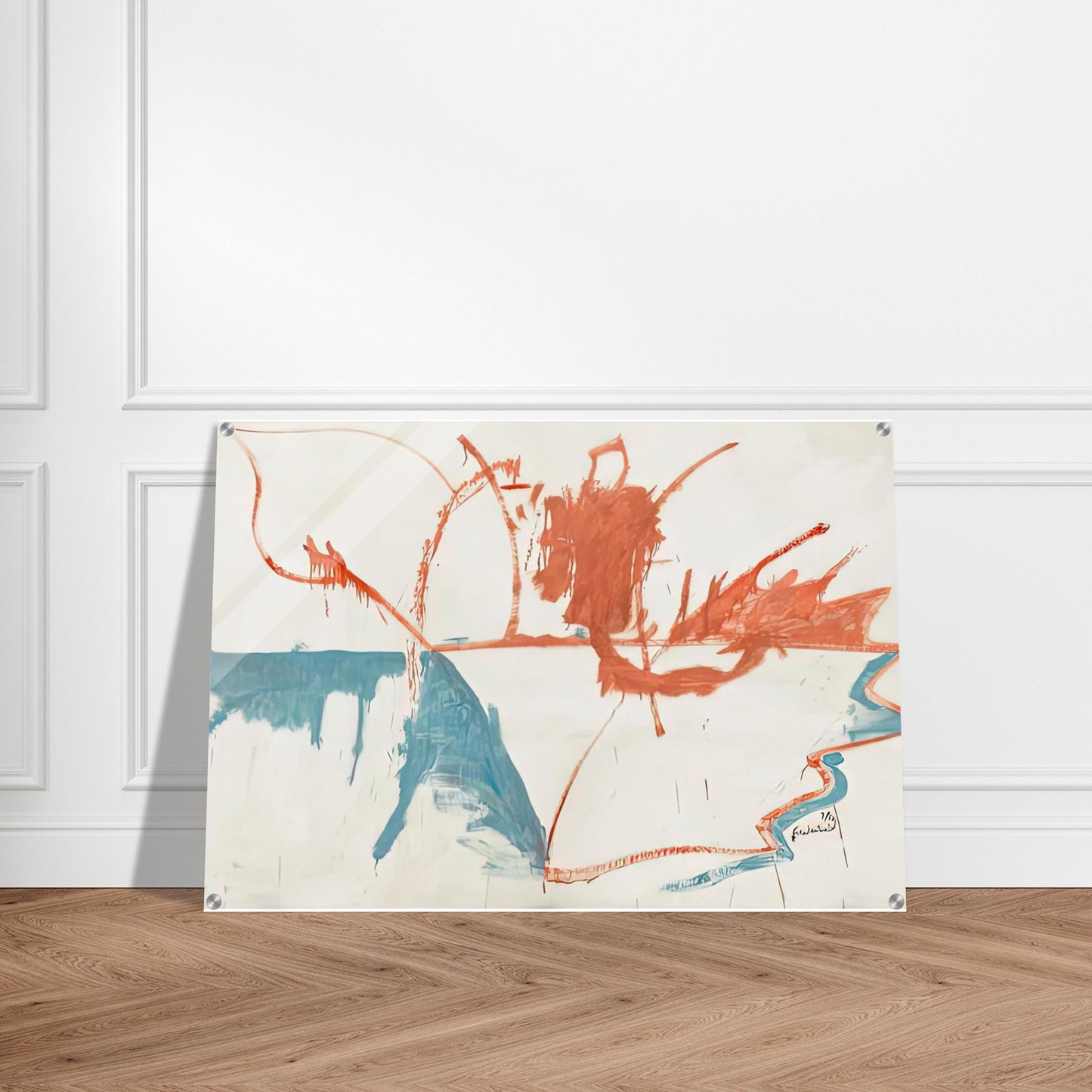 French Horizon, 1958- - Helen Frankenthaler Acrylic Print - 70x100 cm / 28x40″ inches | Helen Frankenthaler Wall Art | Helen Frankenthaler Prints