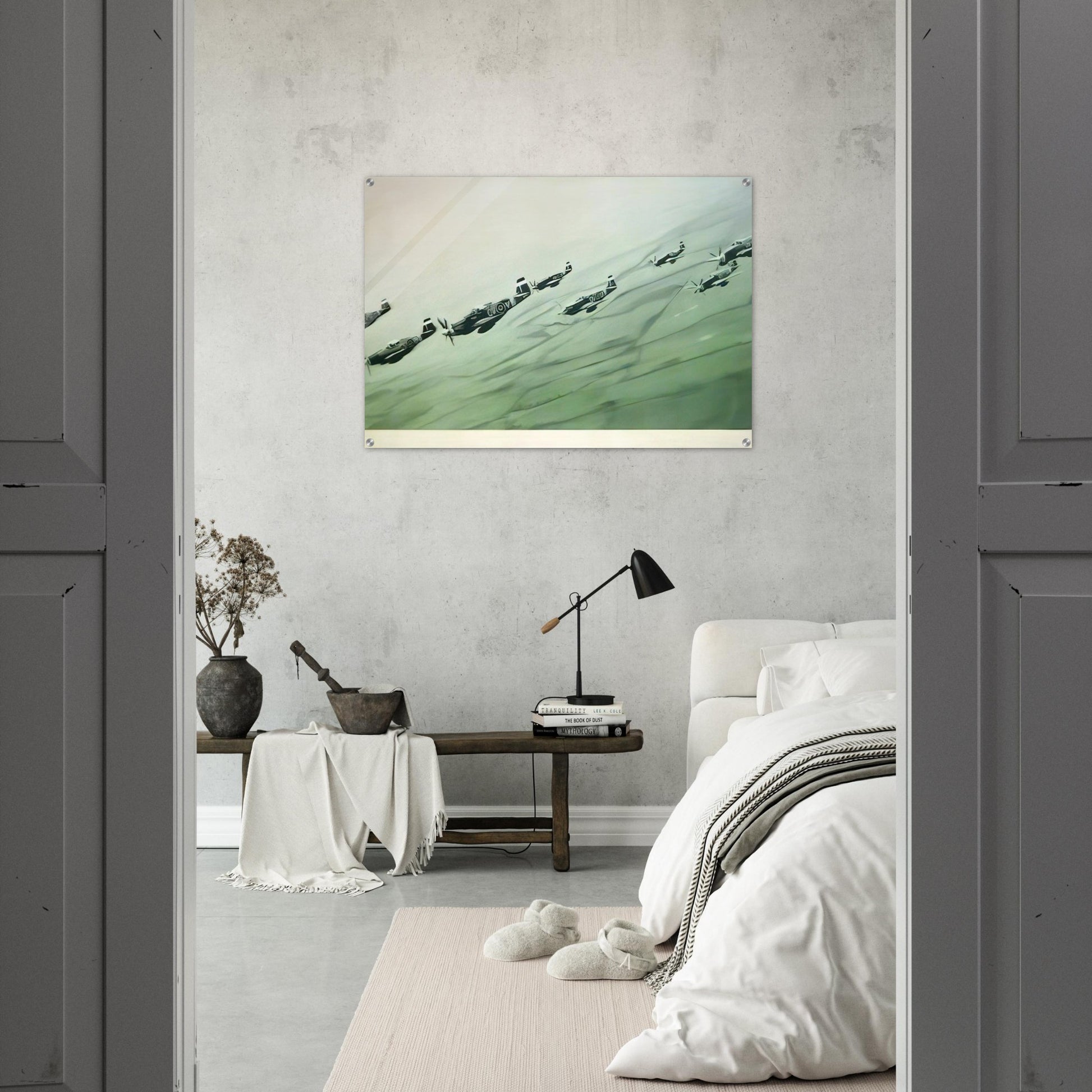 MUSTANG STAFFEL 1964 - Gerhard Richter Acrylic Print - 70x100 cm / 28x40″ inches