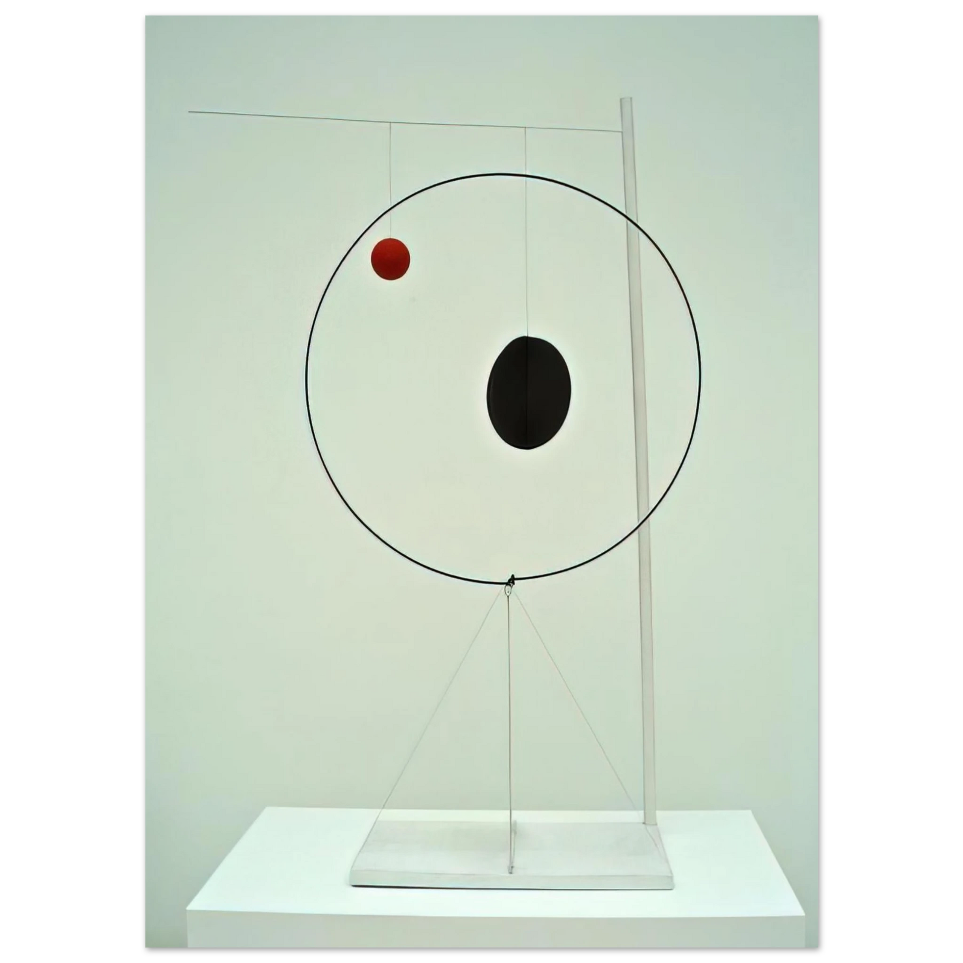 Alexander Calder - OBJECT WITH RED BALL 1931 Fine Art Poster - 40x60 cm / 16x24 inches