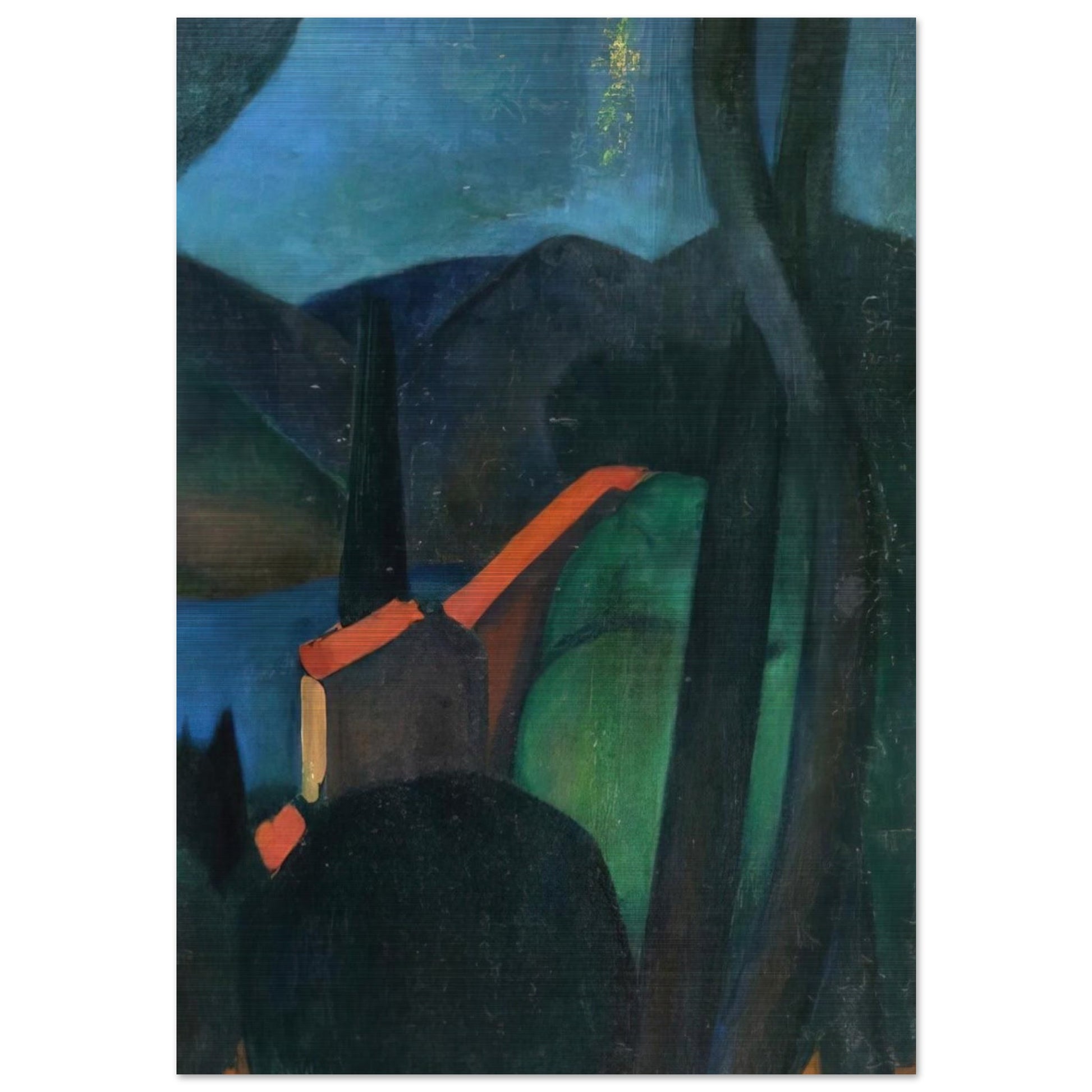 MARTIGUES LANDSCAPE 1908 - Andre Derain Brushed Aluminum Print - 70x100 cm / 28x40 inches | Andre Derain Aluminum Print | Andre Derain Prints