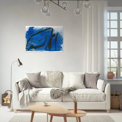 G-7 - 1987 - Emil Schumacher Brushed Aluminum Print - 70x100 cm / 28x40 inches | Emil Schumacher Aluminum Print | Emil Schumacher Prints