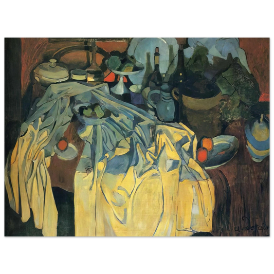 Andre Derain - STILL LIFE ON THE TABLE 1904 Fine Art Poster - Default Title