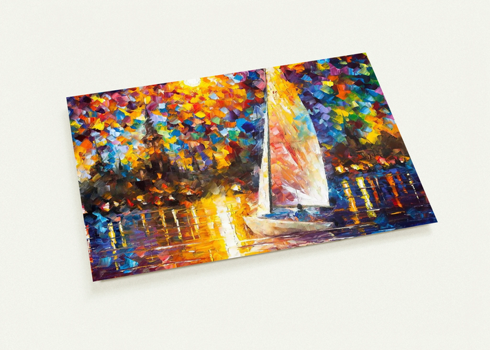 Leonid Afremov By Leonid Afremov Pack of 10 Post Cards | Leonid Afremov Post Cards | A6 (10.5 x 14.8 cm) - 4.1 x 5.8 inches