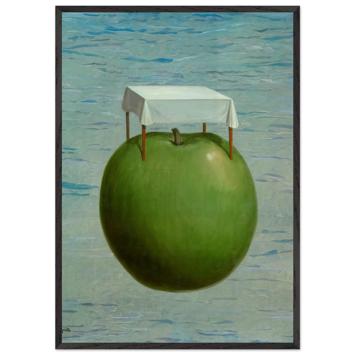 FINE REALITIES 1964 - Rene Magritte Framed Art Print – Black Wooden Frame - Default Title - -Framed Art Print