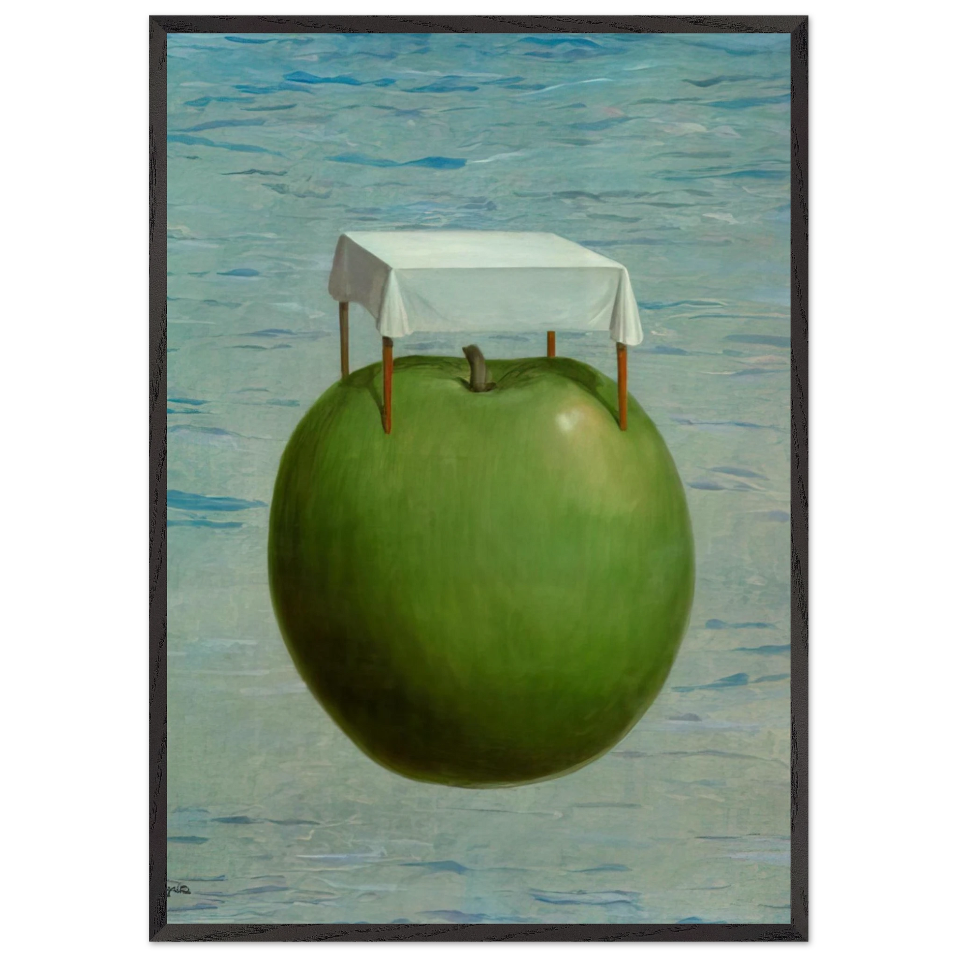 FINE REALITIES 1964 - Rene Magritte Framed Art Print – Black Wooden Frame - Default Title - -Framed Art Print