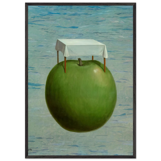 FINE REALITIES 1964 - Rene Magritte Framed Art Print – Black Wooden Frame - Default Title - -Framed Art Print