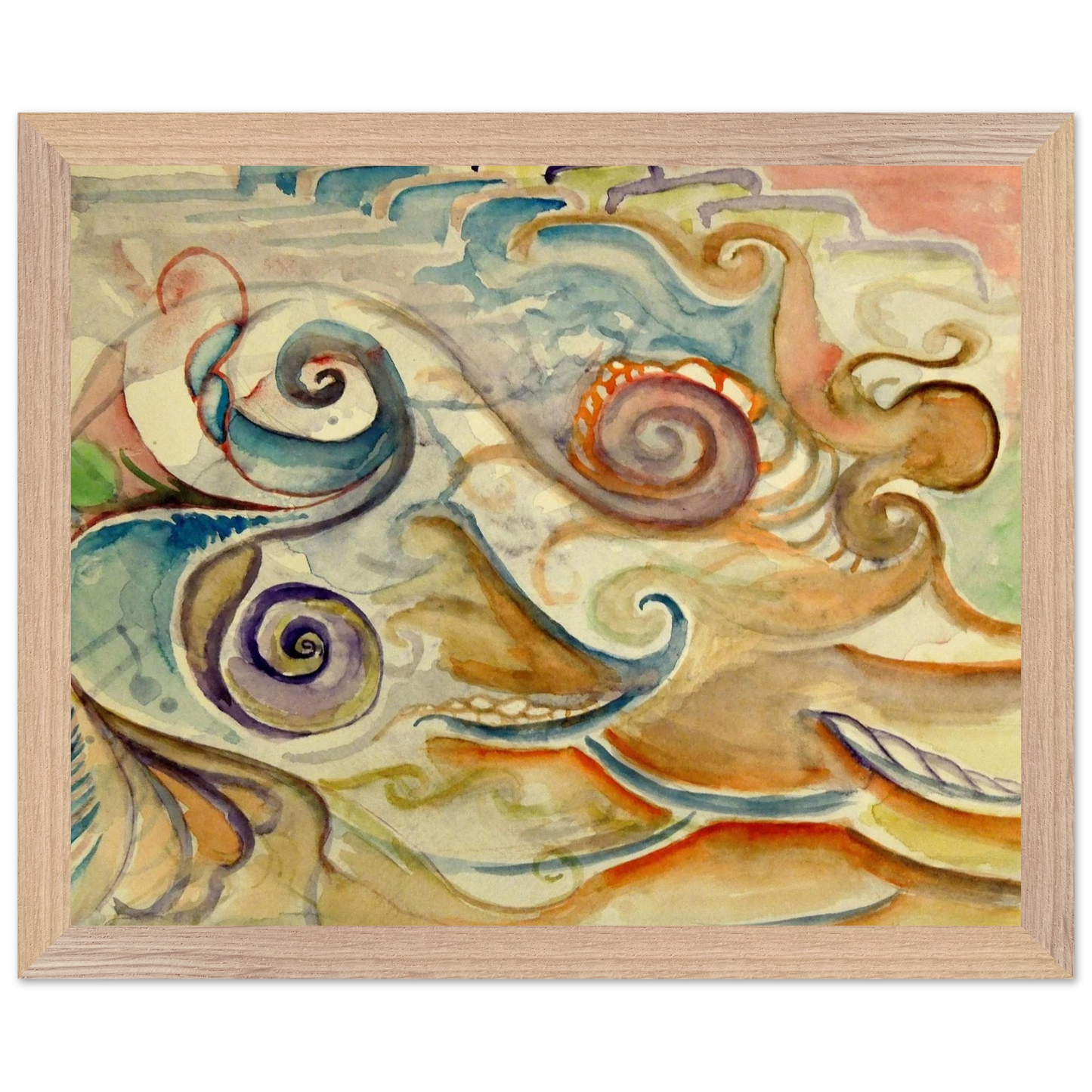 Walter Inglis Anderson - Walter Anderson Wall art - 40x60 cm / 16x24 Inches - Premium Wooden Framed Poster With Fine Art Paper - Wood frame