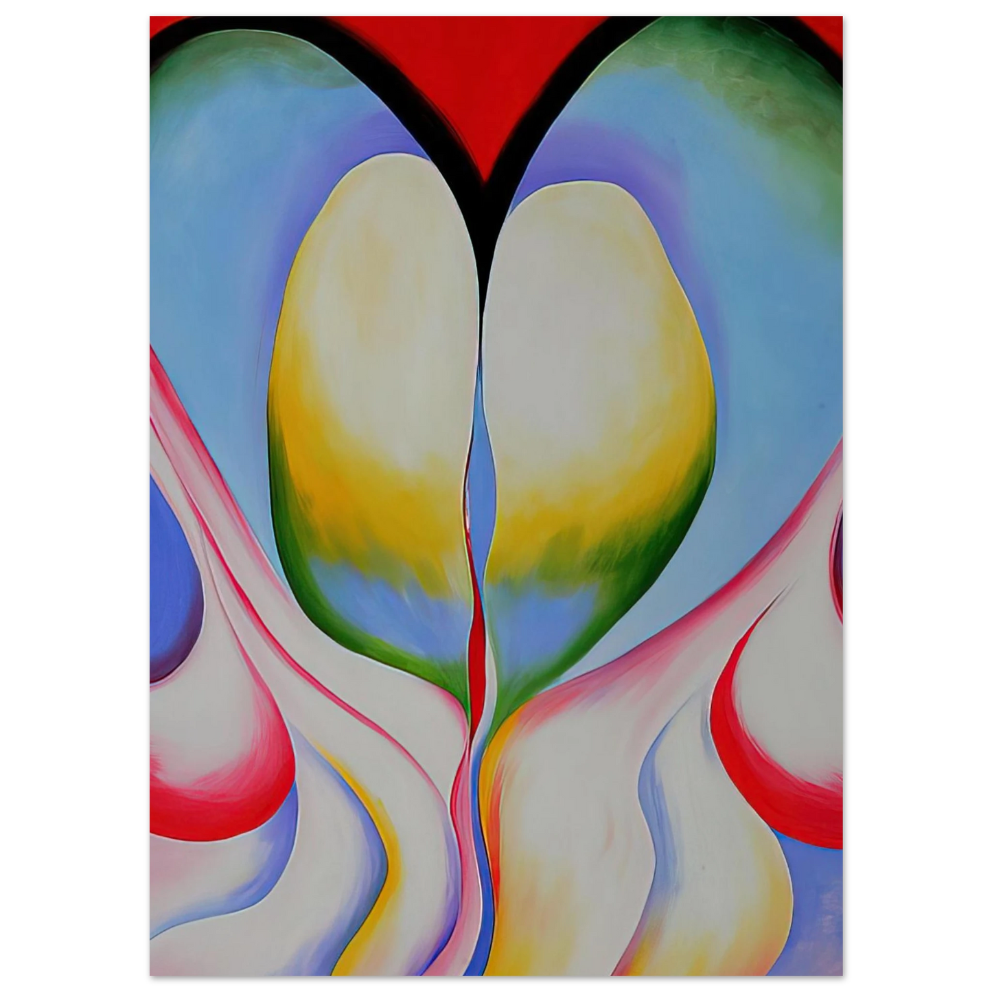 Georgia O'Keeffe - Series 1, No. 8 Fine Art Poster - 75x100 cm / 30x40 inches