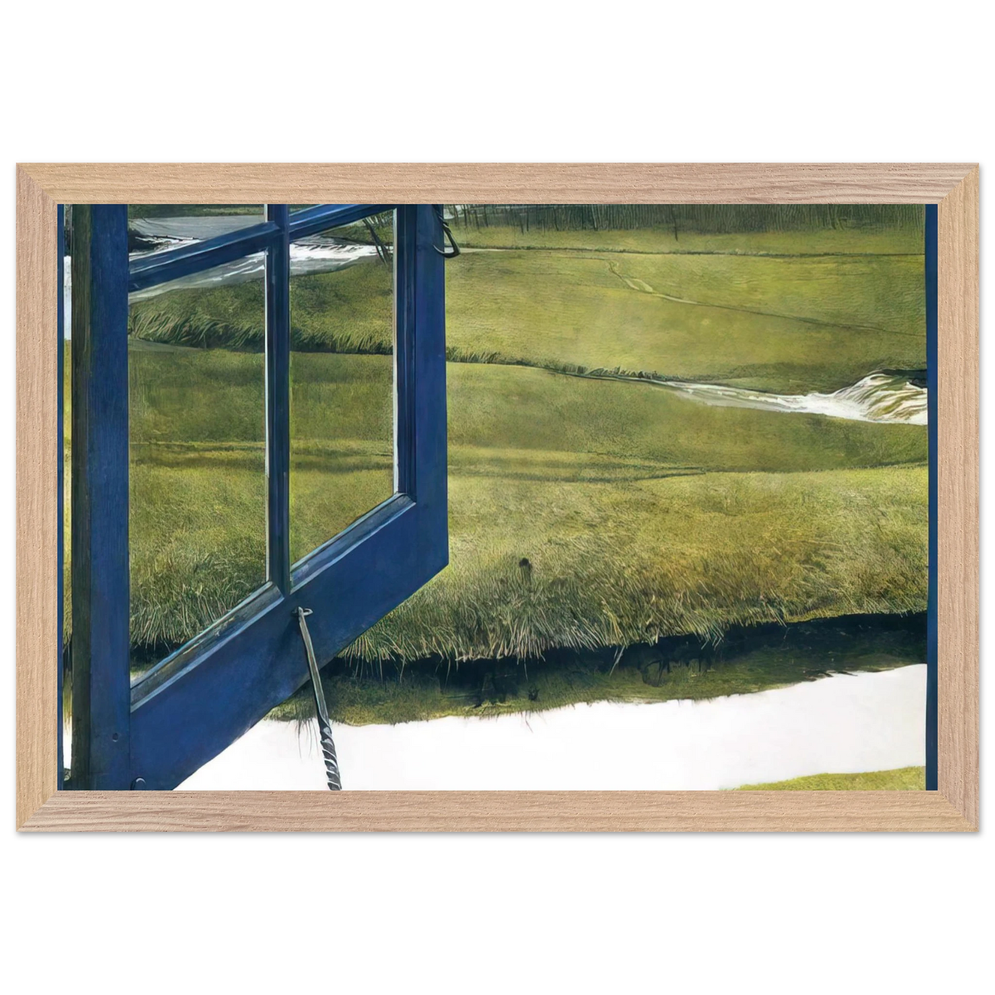 Andrew Wyeth - LOVE IN THE AFTERNOON Wall Art - 60x80 cm / 24x32 inches - Fine Art Poster - -