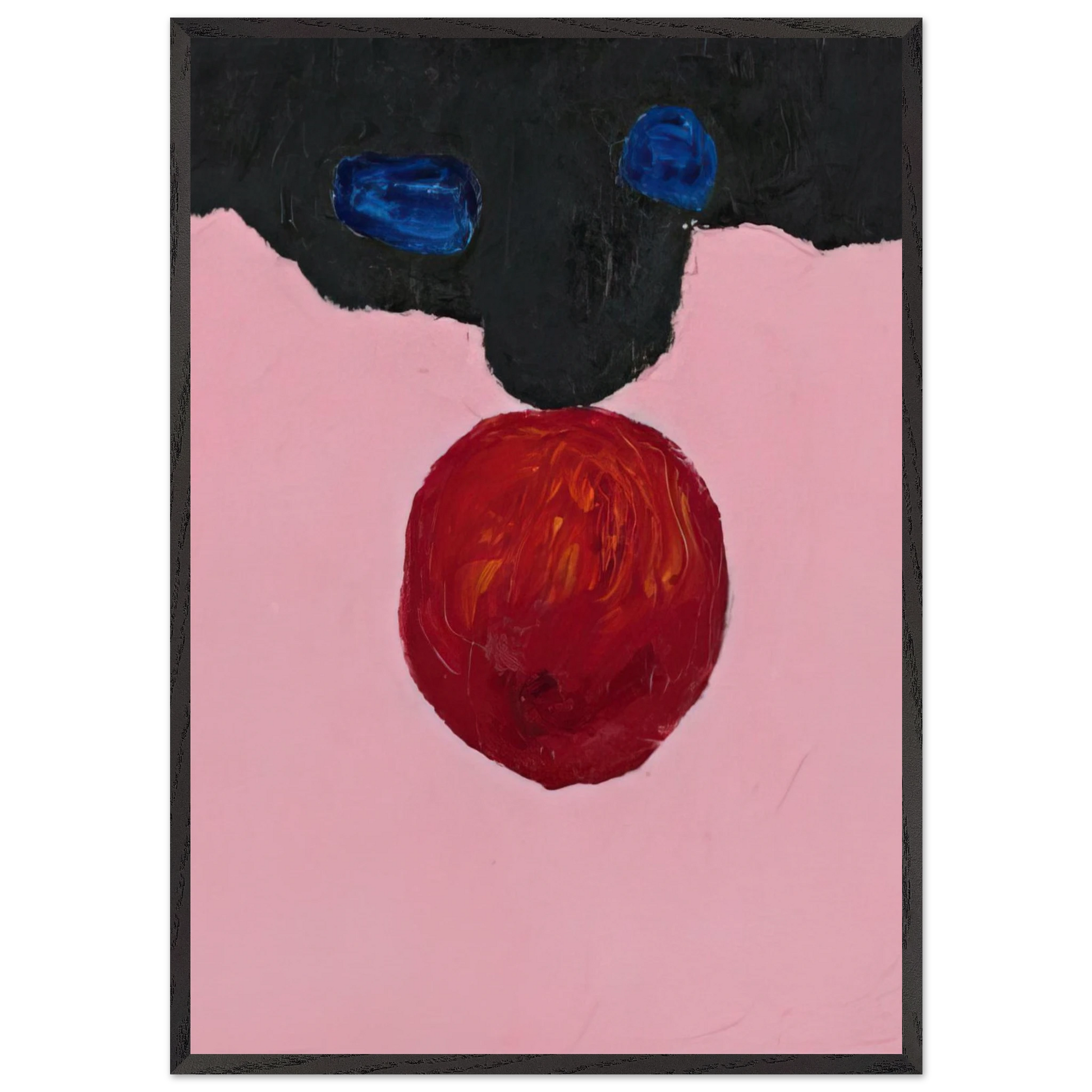 Untitled No 6 - 1957 - Forrest Bess Framed Art Print – Black Wooden Frame - Default Title - -Framed Art Print