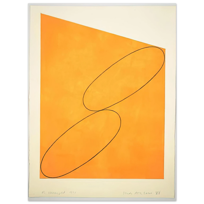 Robert Mangold - TUDY ATTIC SERIES XIV 1991  75x100 cm / 30x40inches Fine Art Poster