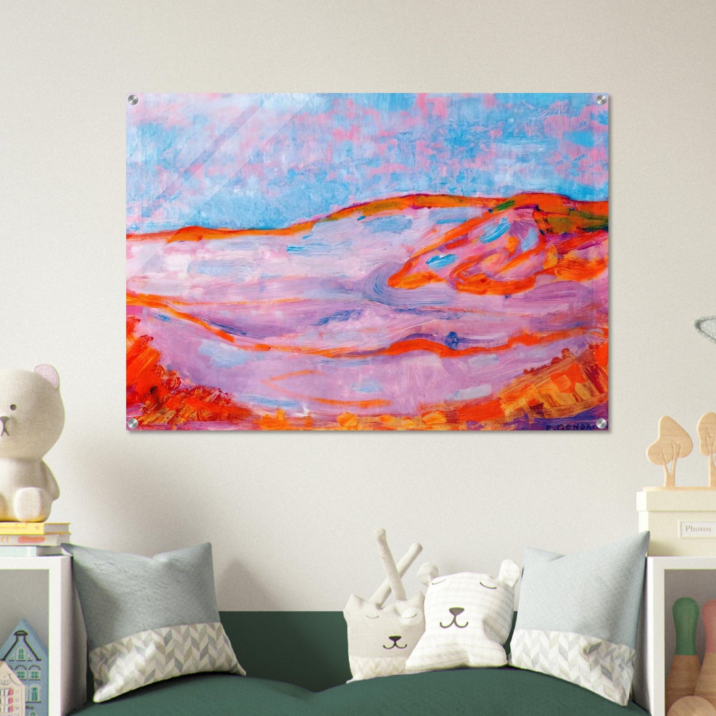 Dune IV - Piet Mondrian Acrylic Print - 70x100 cm / 28x40″ inches