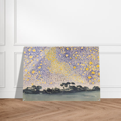 Landscape with Stars - Henri-Edmond Cross Acrylic Print - 70x100 cm / 28x40″ inches