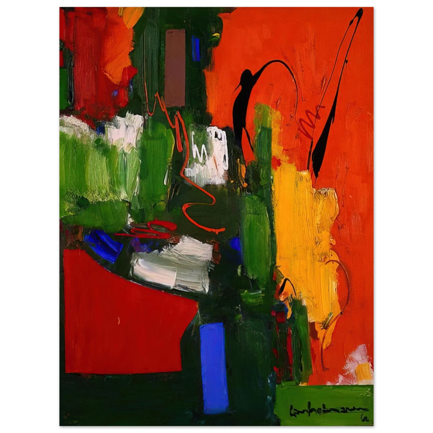 Hans Hofmann - The Lark Fine Art Poster - Default Title