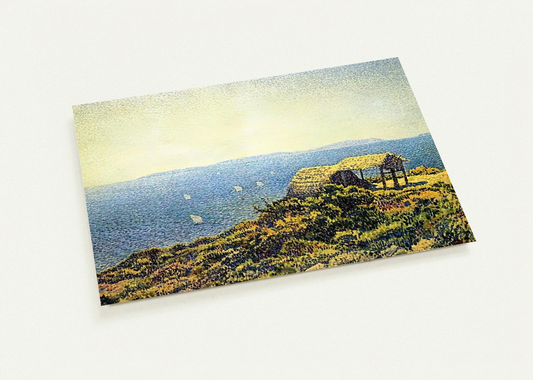 LEVANT ISLE By Theo van Rysselberghe Pack of 10 Post Cards | Theo van Rysselberghe Post Cards | A6 (10.5 x 14.8 cm) - 4.1 x 5.8 inches