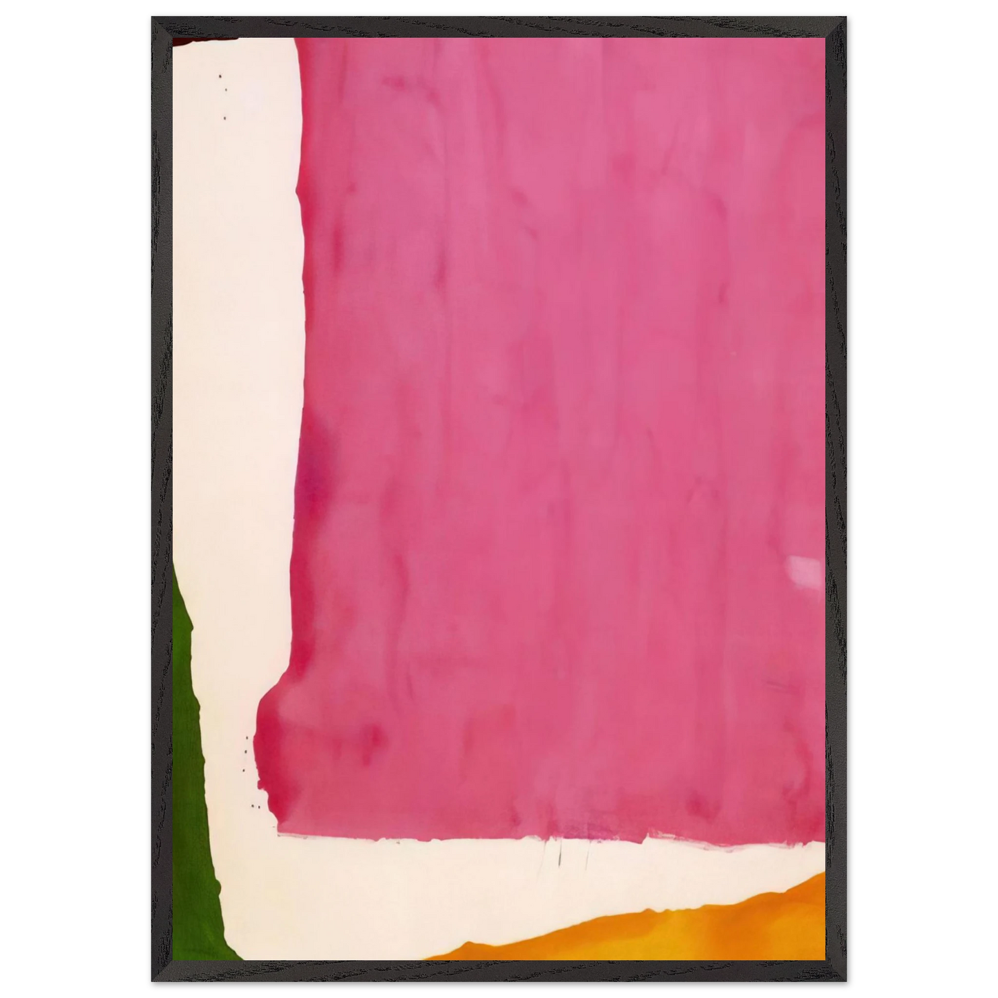 Helen Frankenthaler - Mauve District - 1966 Wall art - 45x60 cm / 18x24 inches - Premium Wooden Framed Poster With Fine Art Paper - Wood frame