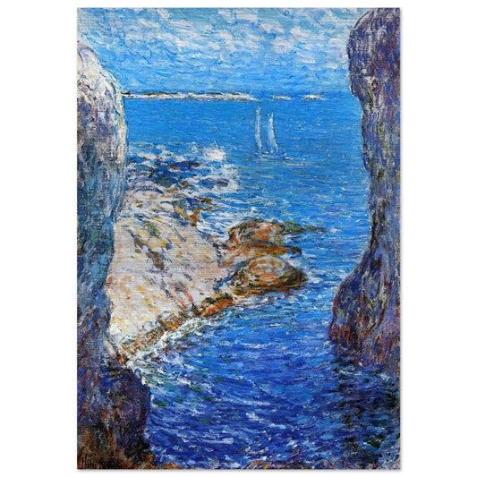 An Isles of Shoals Day - Childe Hassam Brushed Aluminum Print - 70x100 cm / 28x40 inches | Childe Hassam Aluminum Print | Childe Hassam Prints