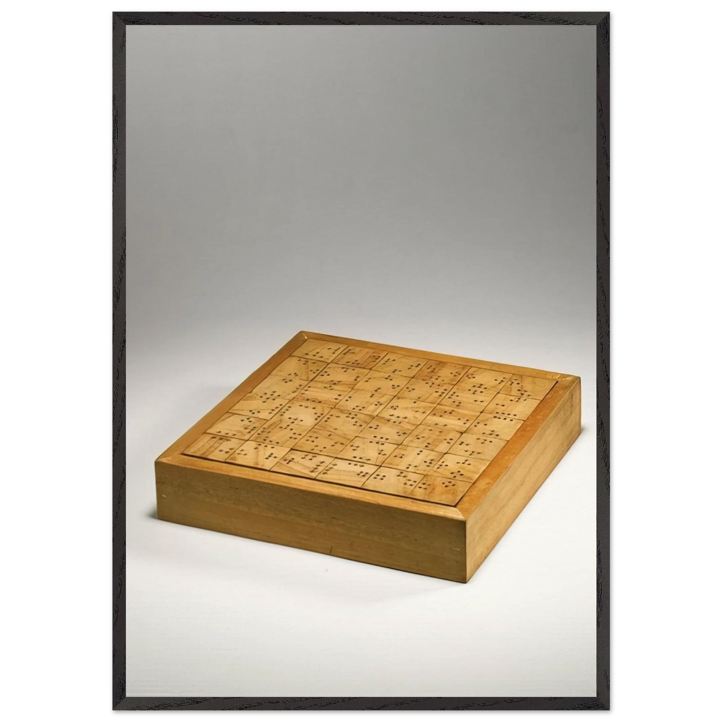 DAMA 1968 - Alighiero Boetti Framed Art Print – Black Wooden Frame - Default Title - -Framed Art Print