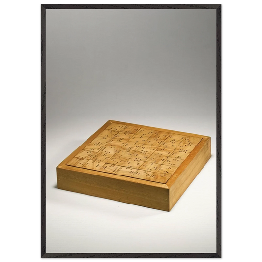 DAMA 1968 - Alighiero Boetti Framed Art Print – Black Wooden Frame - Default Title - -Framed Art Print