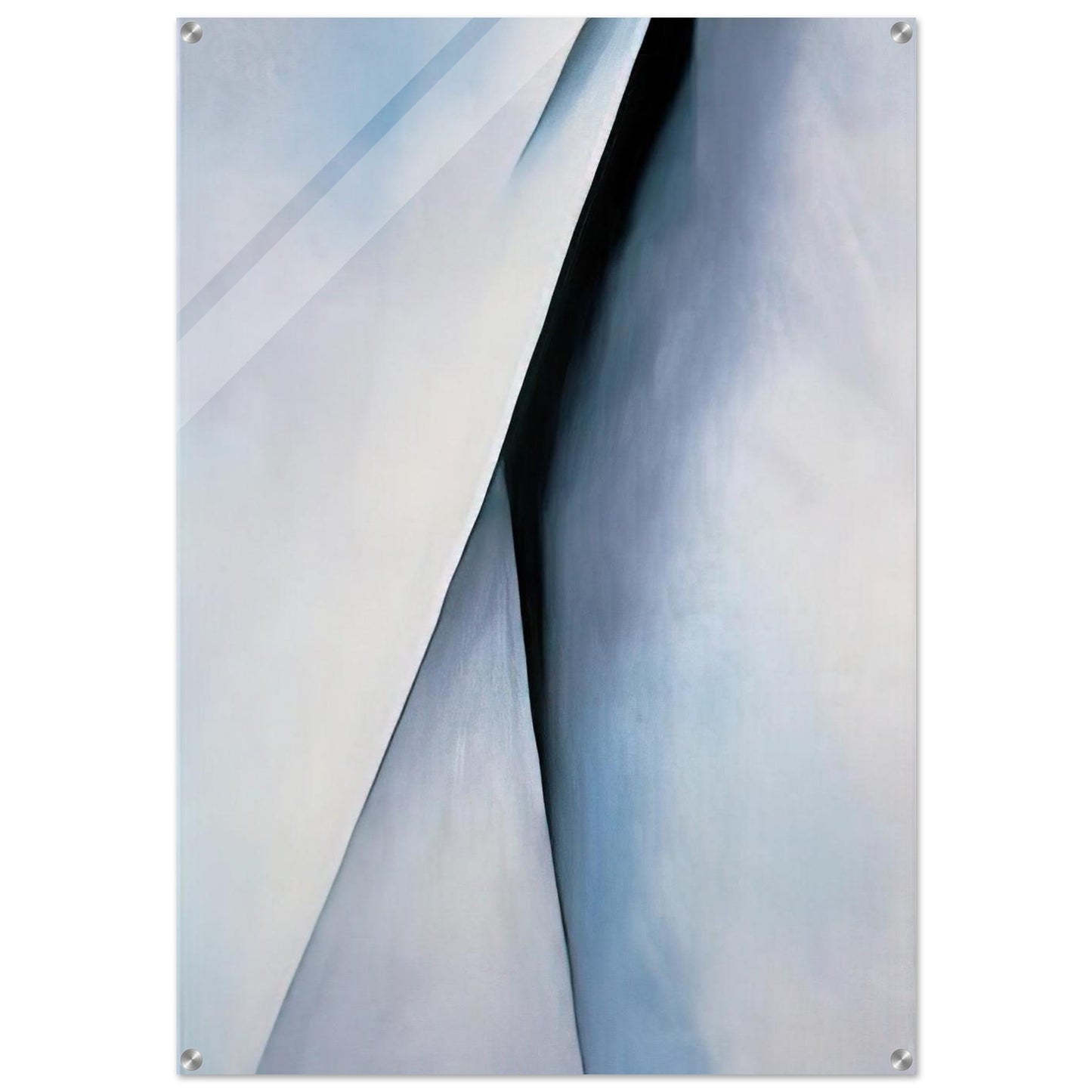 Abstraction White - Georgia O'Keeffe Acrylic Print - 70x100 cm / 28x40″ inches | Georgia O'Keeffe Wall Art | Georgia O'Keeffe Prints
