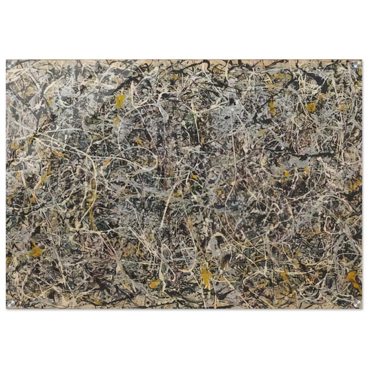 NUMBER 1 - Jackson Pollock Acrylic Print - 70x100 cm / 28x40″ inches