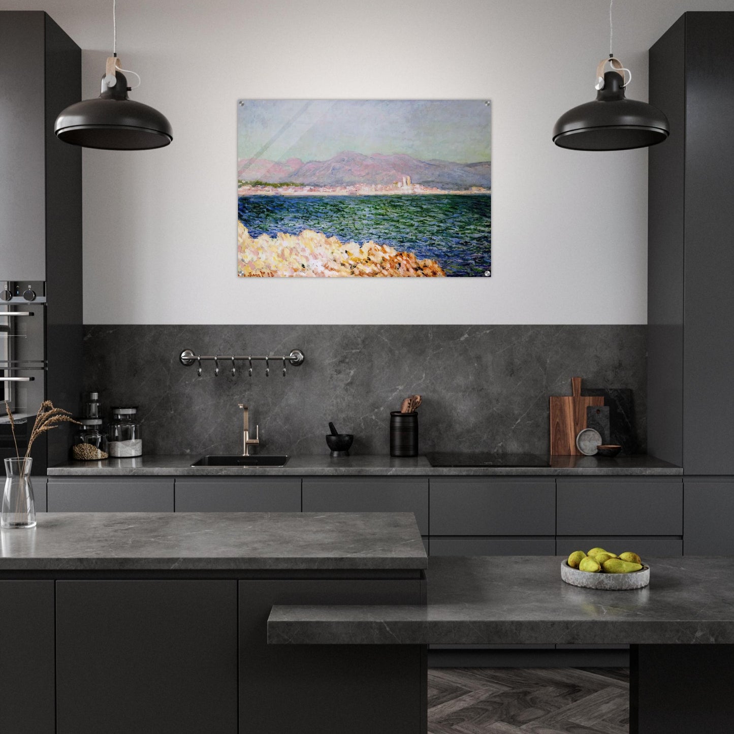 The Gulf of Antibes - claude monet Acrylic Print - 70x100 cm / 28x40″ inches