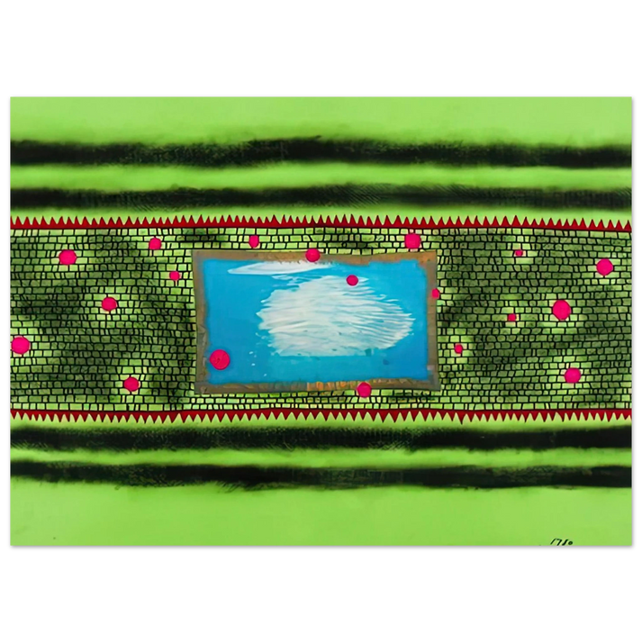 Yayoi Kusama - TRAVELING WATER 1980 Fine Art Poster