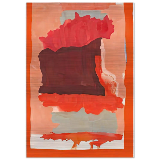 Cape Orange, 1964- - Helen Frankenthaler Brushed Aluminum Print - 70x100 cm / 28x40 inches | Helen Frankenthaler Aluminum Print | Helen Frankenthaler Prints