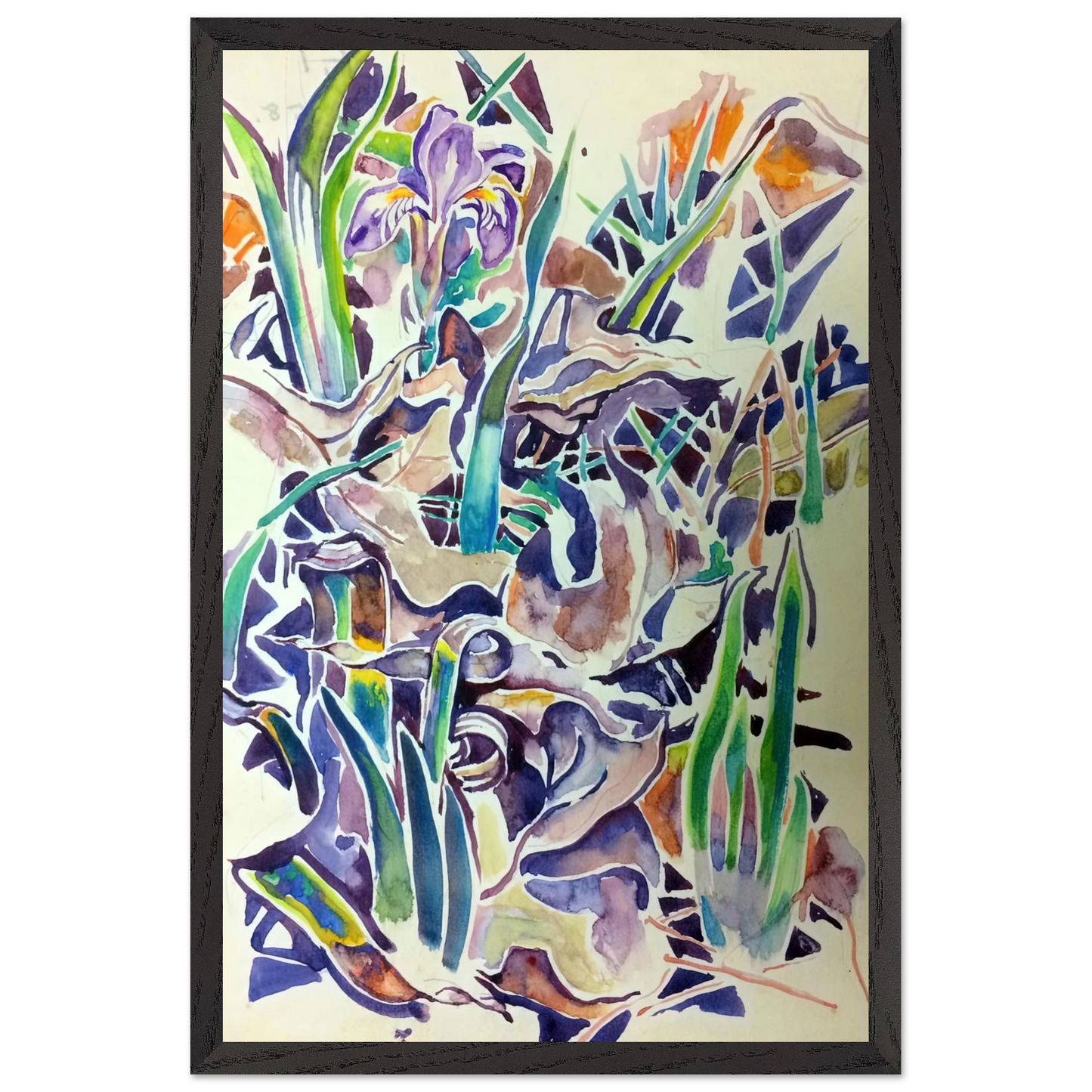 Walter Inglis Anderson - Walter Anderson Wall art - 60x80 cm / 24x32 inches - Premium Wooden Framed Poster With Fine Art Paper - White frame