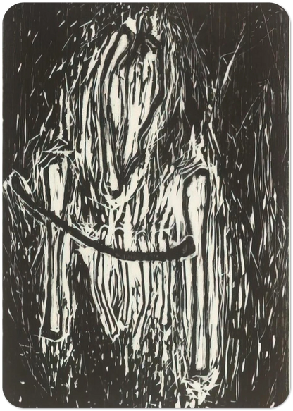 HEAD AND BONES 1980 By Susan Rothenberg Pack of 10 Post Cards | Susan Rothenberg Post Cards | A6 (10.5 x 14.8 cm) - 4.1 x 5.8 inches