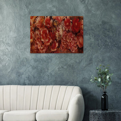 Floral Headband - Pierre-Auguste Renoir Brushed Aluminum Print - 70x100 cm / 28x40 inches | Pierre-Auguste Renoir Aluminum Print | Pierre-Auguste Renoir Prints