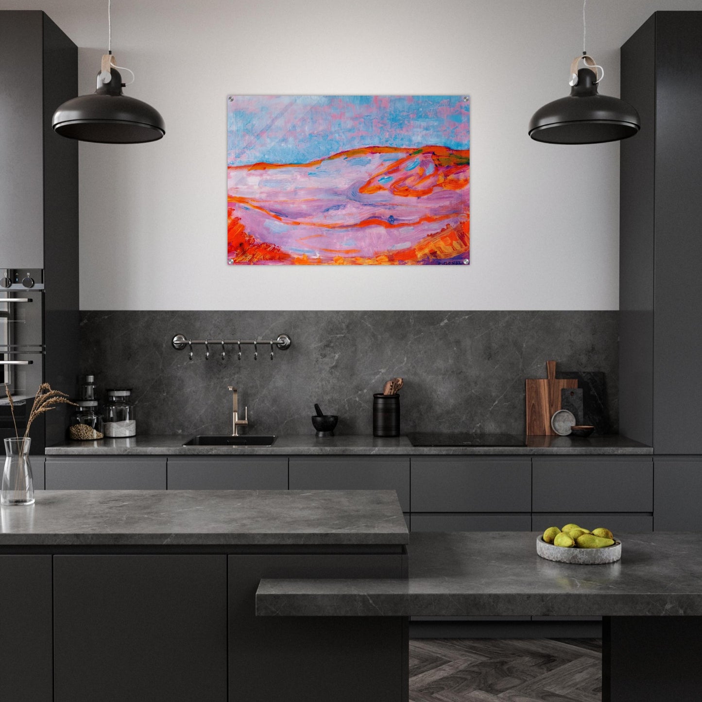 Dune IV - Piet Mondrian Acrylic Print - 70x100 cm / 28x40″ inches