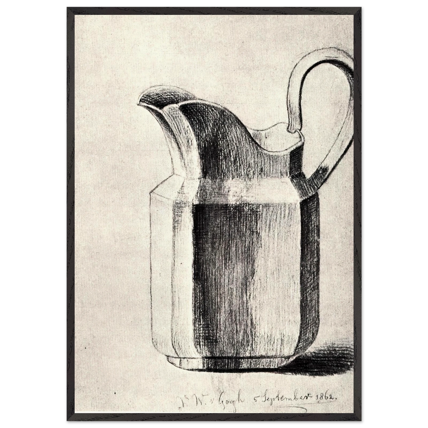 Milk Jug - Vincent van Gogh Framed Art Print – Black Wooden Frame - Default Title - -Framed Art Print