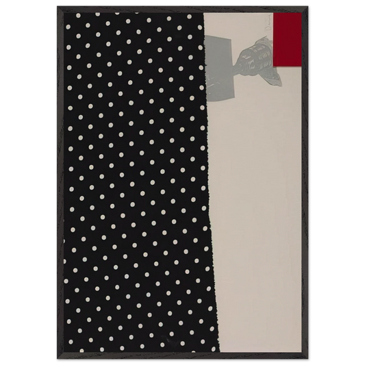 TOOL BOX 8 1966 - Jim Dine Framed Art Print – Black Wooden Frame - Default Title - -Framed Art Print