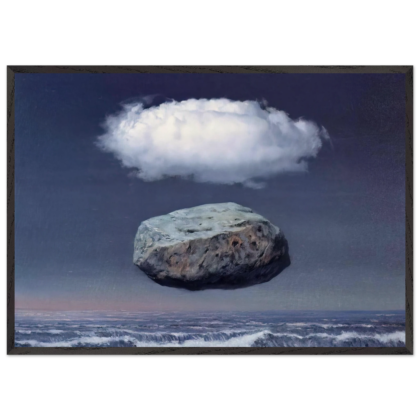 CLEAR IDEAS 1958 - Rene Magritte Framed Art Print – Black Wooden Frame - Default Title - -Framed Art Print