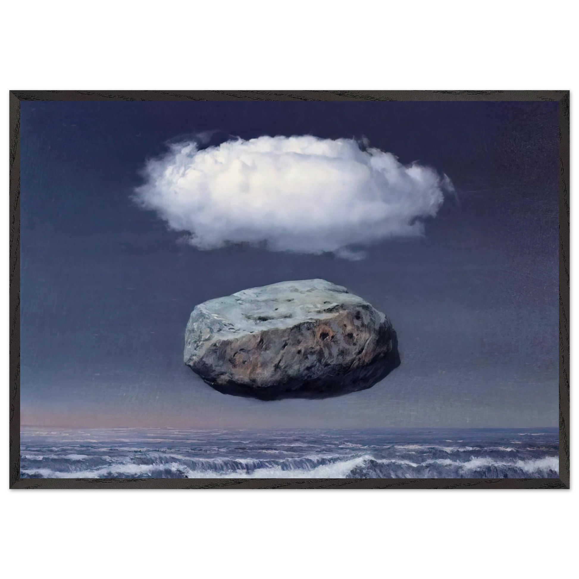 CLEAR IDEAS 1958 - Rene Magritte Framed Art Print – Black Wooden Frame - Default Title - -Framed Art Print