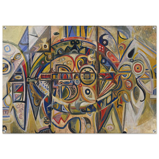 Desert - Richard Pousette-Dart Acrylic Print - 70x100 cm / 28x40″ inches | Richard Pousette-Dart Wall Art | Richard Pousette-Dart Prints