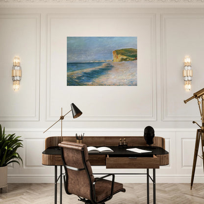Pourville, near Dieppe - claude monet Brushed Aluminum Print - 70x100 cm / 28x40 inches | claude monet Aluminum Print | claude monet Prints