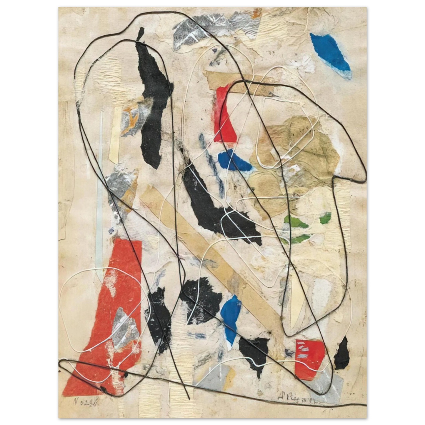 Anne Ryan - Number 236 - Abstract Expressionism Fine Art Poster - Default Title