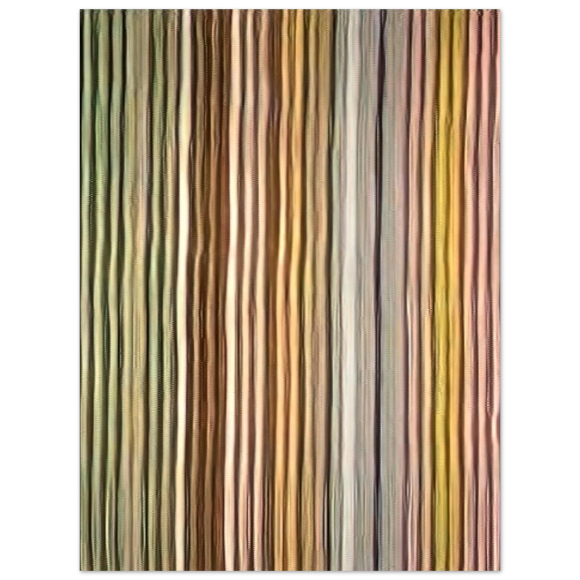Gene Davis - Long John - 1968 Fine Art Poster - Default Title